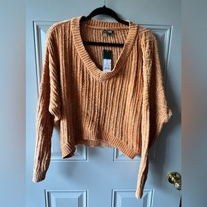 NWT Wild Fable Yellow Chenille Blouse Size XL